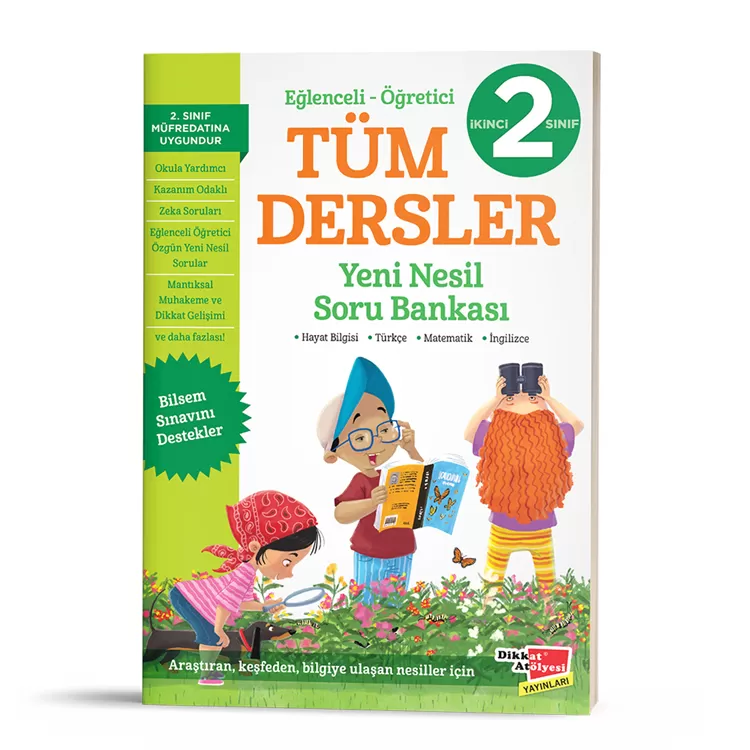 2. Sınıf Tüm Dersler Yeni Nesil Soru Bankası