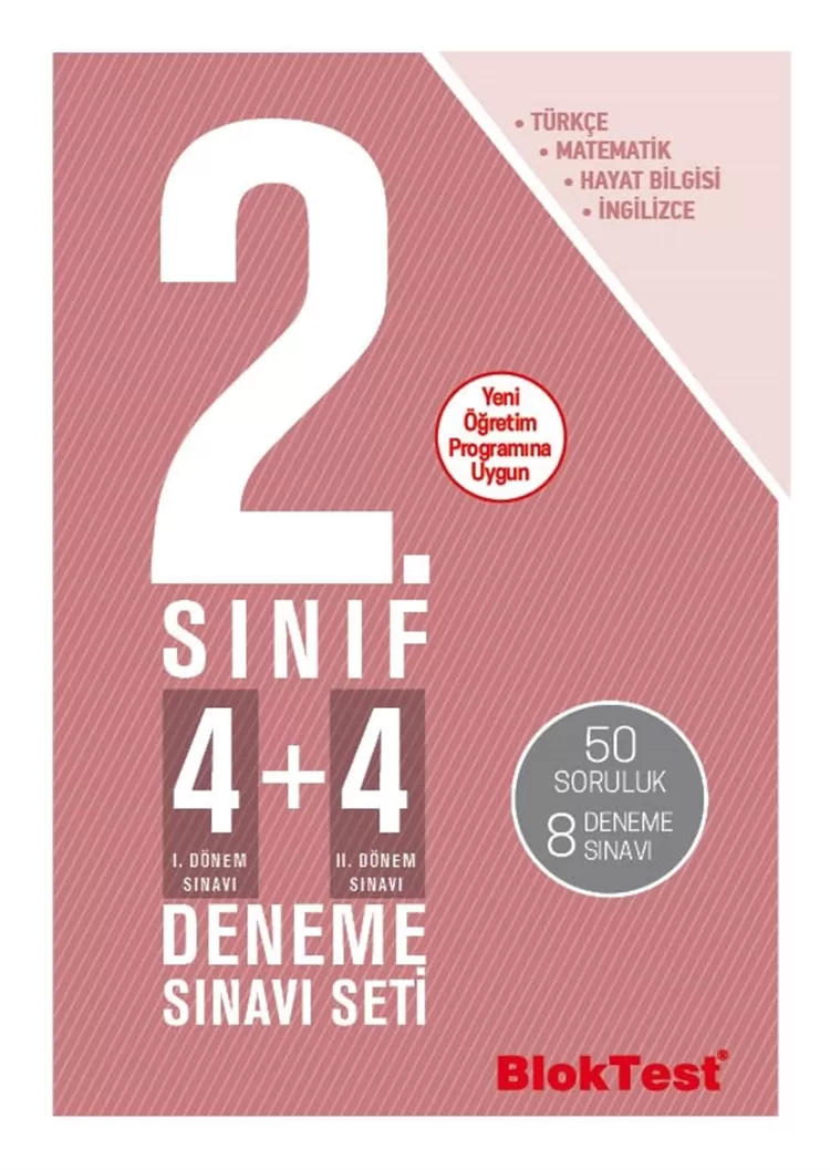 2.Sınıf Tudem Bloktest 4+4 Deneme Sınavı Seti