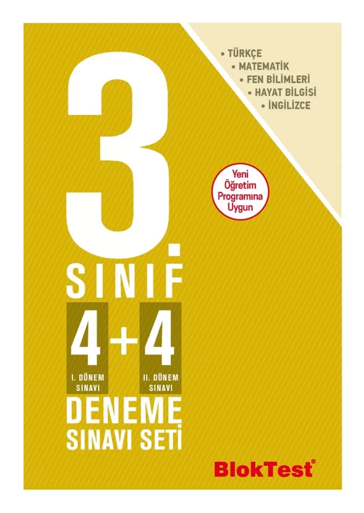 3.Sınıf Tudem Bloktest 4+4 Deneme Sınavı Seti