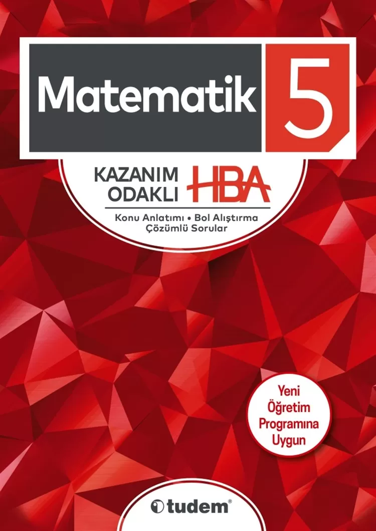 5.Sınıf Tudem Matematik Bilimleri Kazanım Odaklı HBA