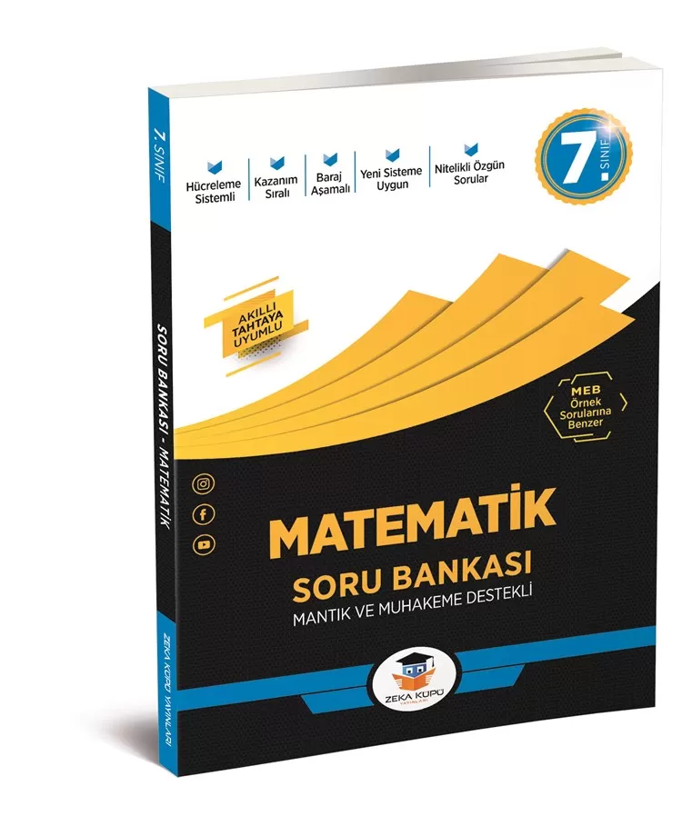 7. Sınıf Zeka Küpü Matematik Soru Bankası