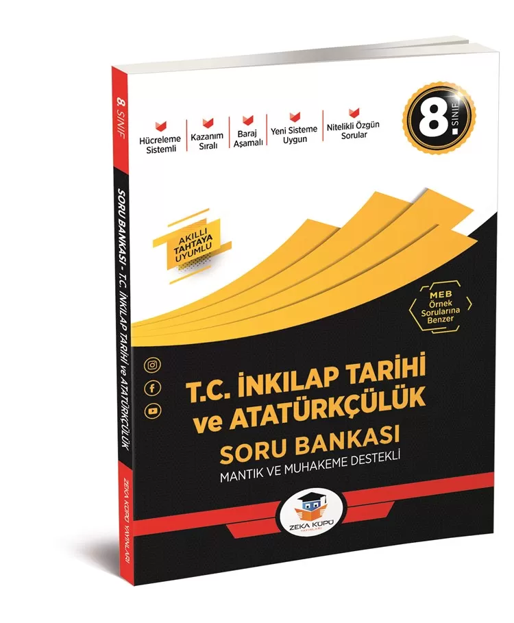 8. Sınıf Zeka Küpü İnkılap Tarihi ve Atatürkçülük-Soru Bankası