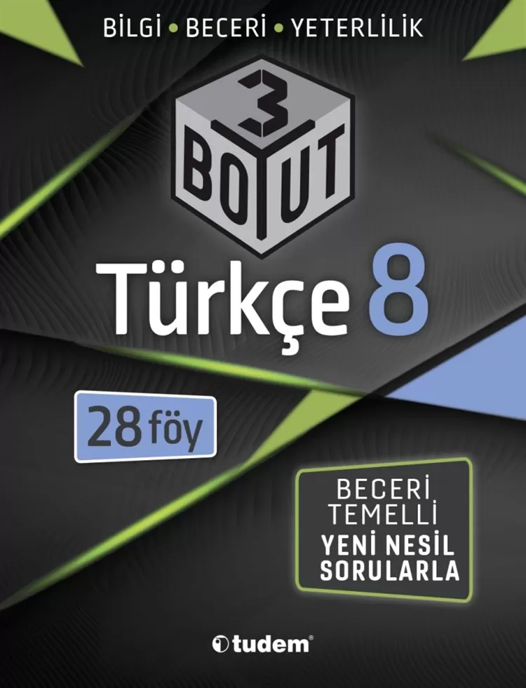 8. Sınıf Tudem Türkçe 3 Boyut