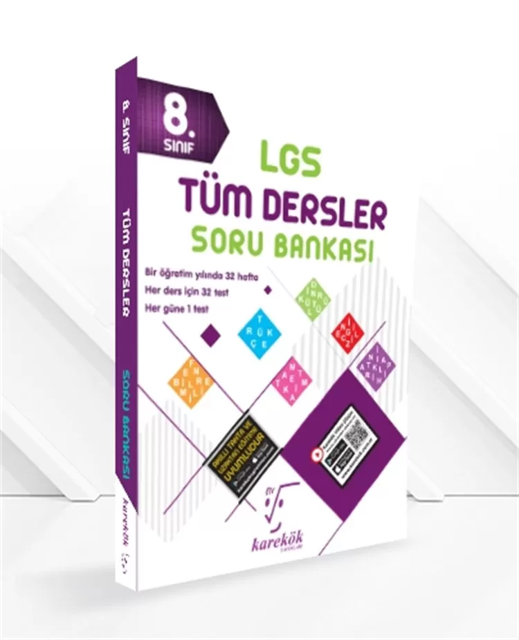 8. Sınıf Karekök Tüm Dersler Soru Bankası