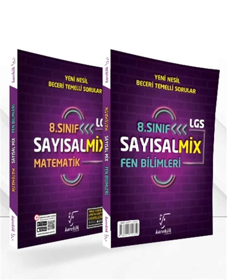 8. Sınıf Karekök Matematik - Fen Bilimleri Sayısal Mix