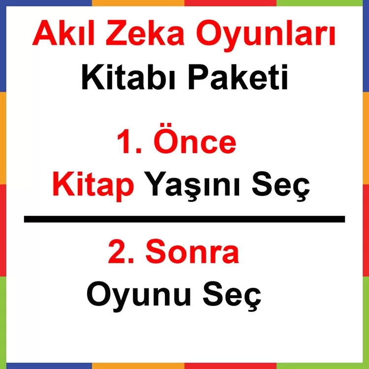 Akıl ve Zeka Oyunları Kitabı Paketi