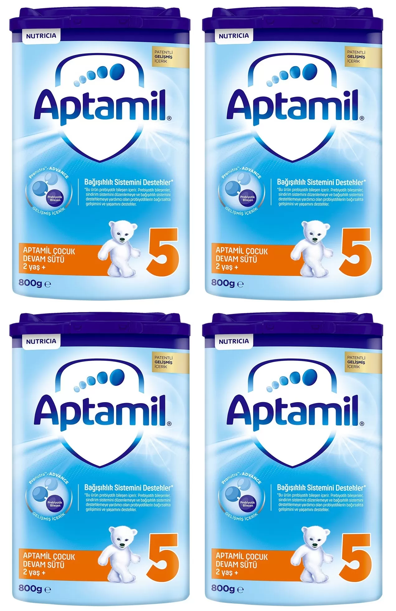 Aptamil Devam Sütü 5 Numara 800 gr 4 lü Paket