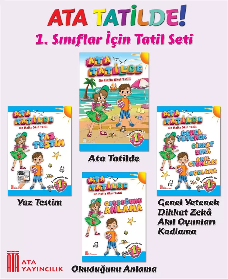 Ata Yayıncılık 1. Sınıf Ata Tatilde Seti