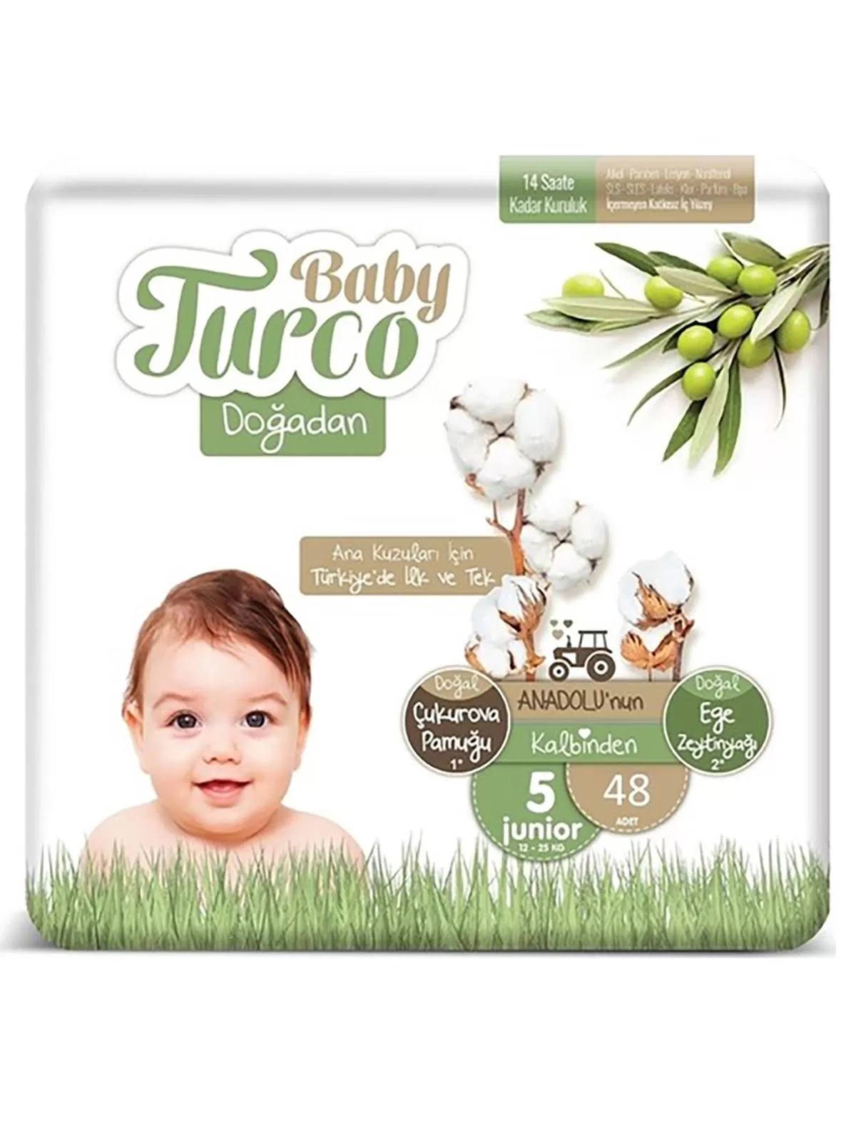 Baby Turco Bebek Bezi 5 Numara Junior 12-25 Kg 48*3 144 Adet