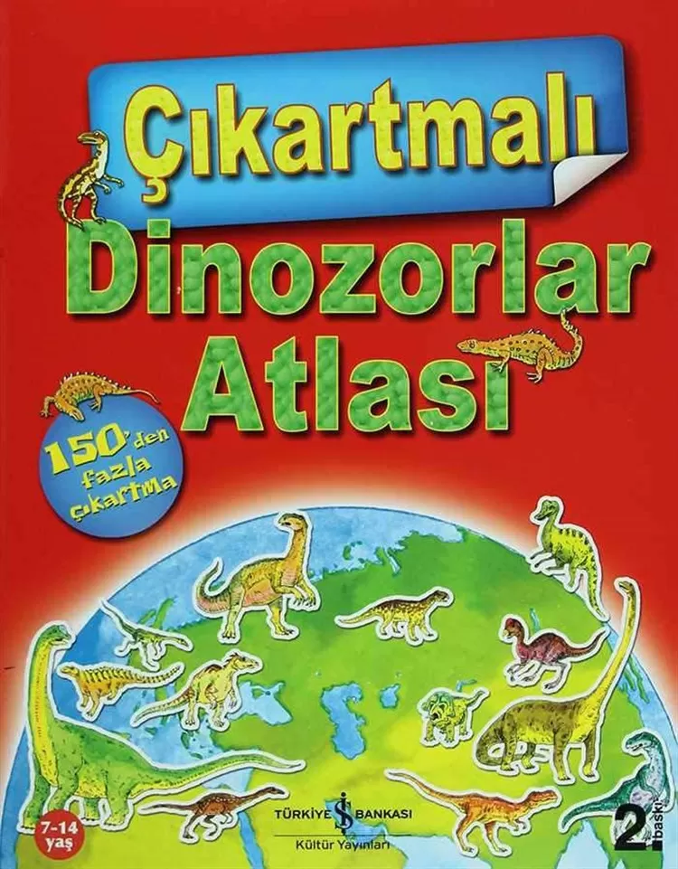 Çıkartmalı Dinozorlar Atlası