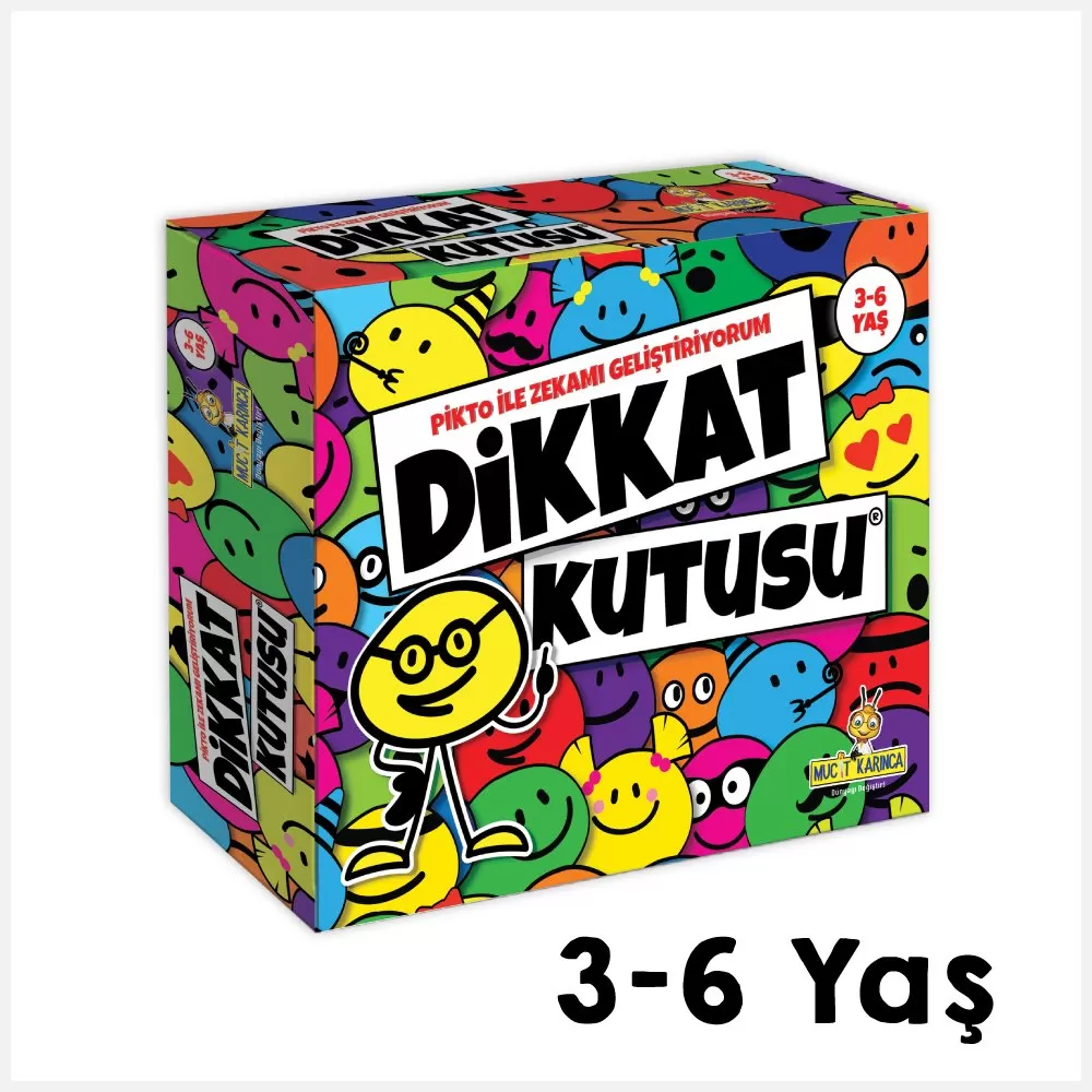 Dikkat Kutusu - 3-6 Yaş - Pikto İle Zekamı Geliştiriyorum