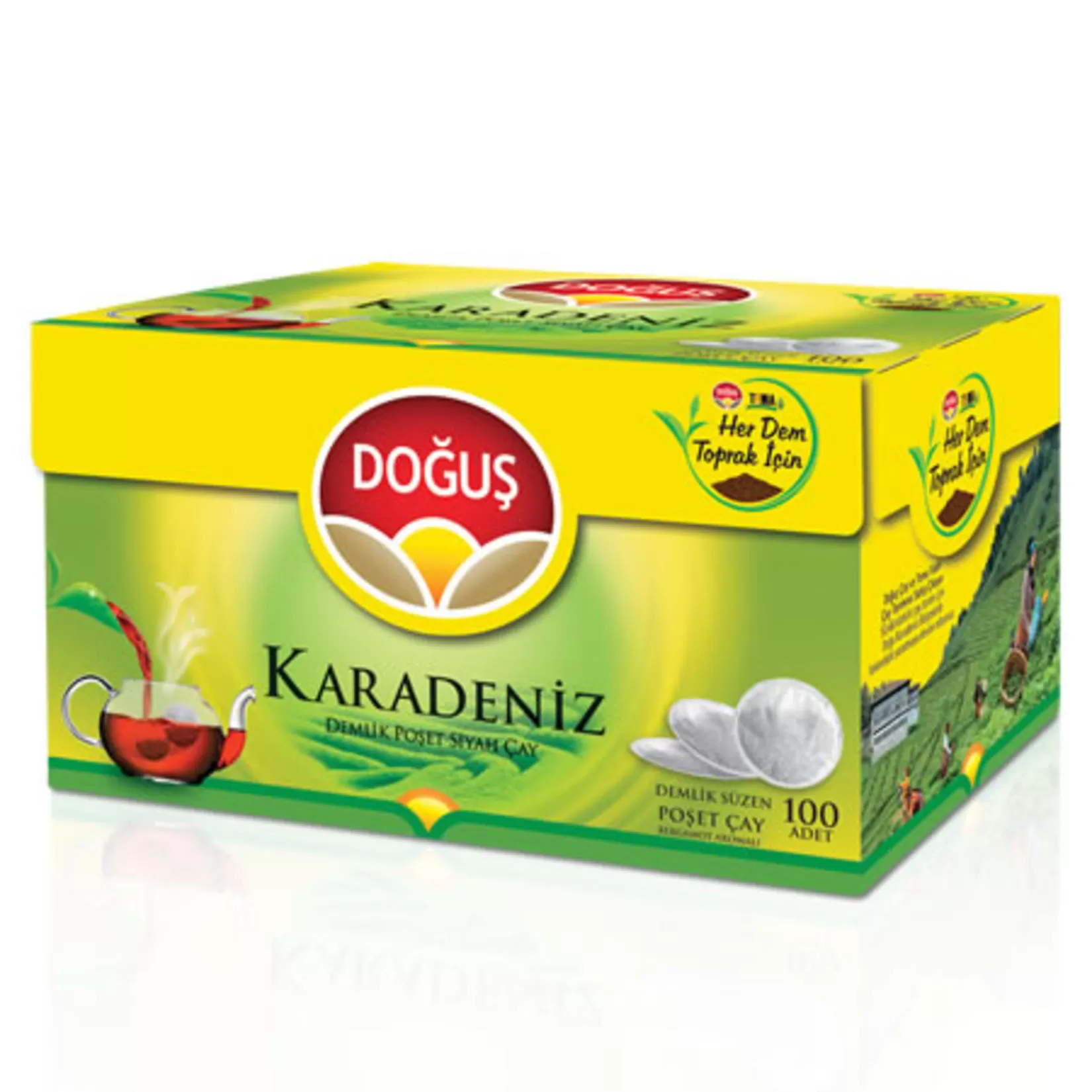 Doğuş Karadeniz Demlik Çay 100 Adet 1 Paket