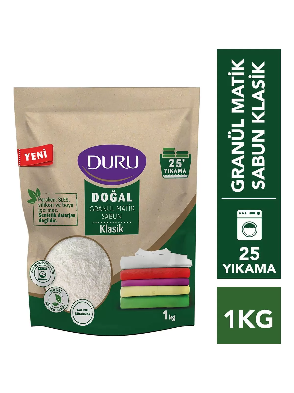 Duru Klasik Granül Matik Sabun 1000 gr 3 Adet