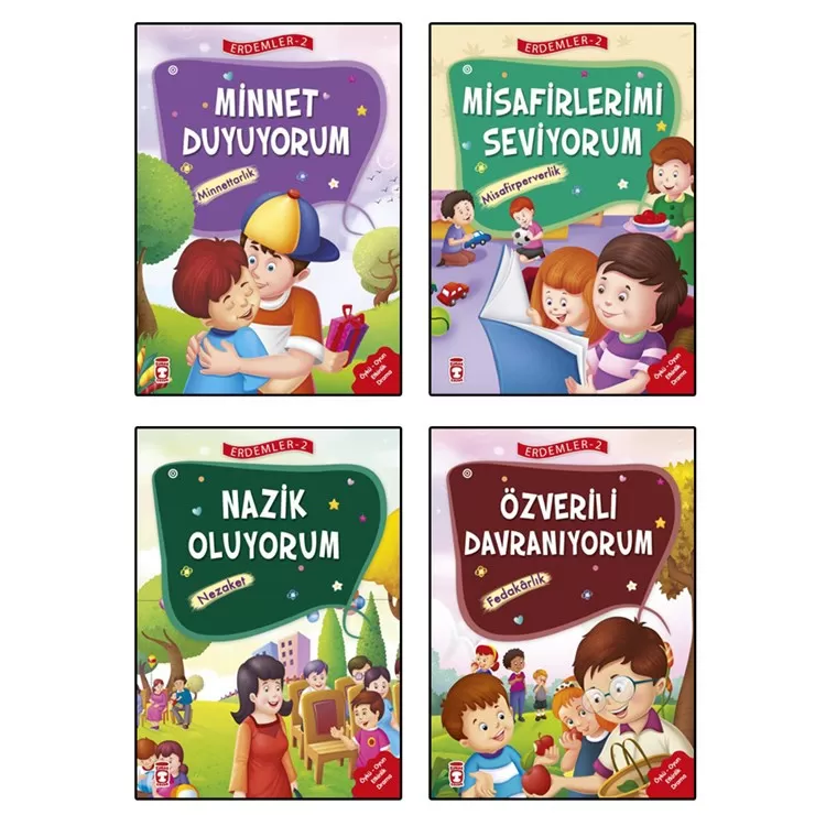 Erdemler Set 2 (İkinci 4 kitap)