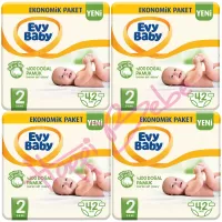 Evy Baby Bebek Bezi 2 Beden Mini 42*4 168 Adet