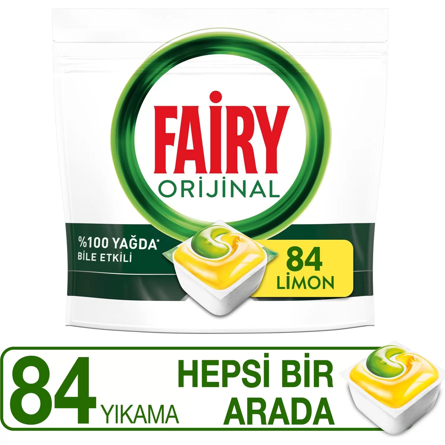 Fairy Hepsi Bir Arada Bulaşık Makine Deterjanı 84*3 252 Tablet