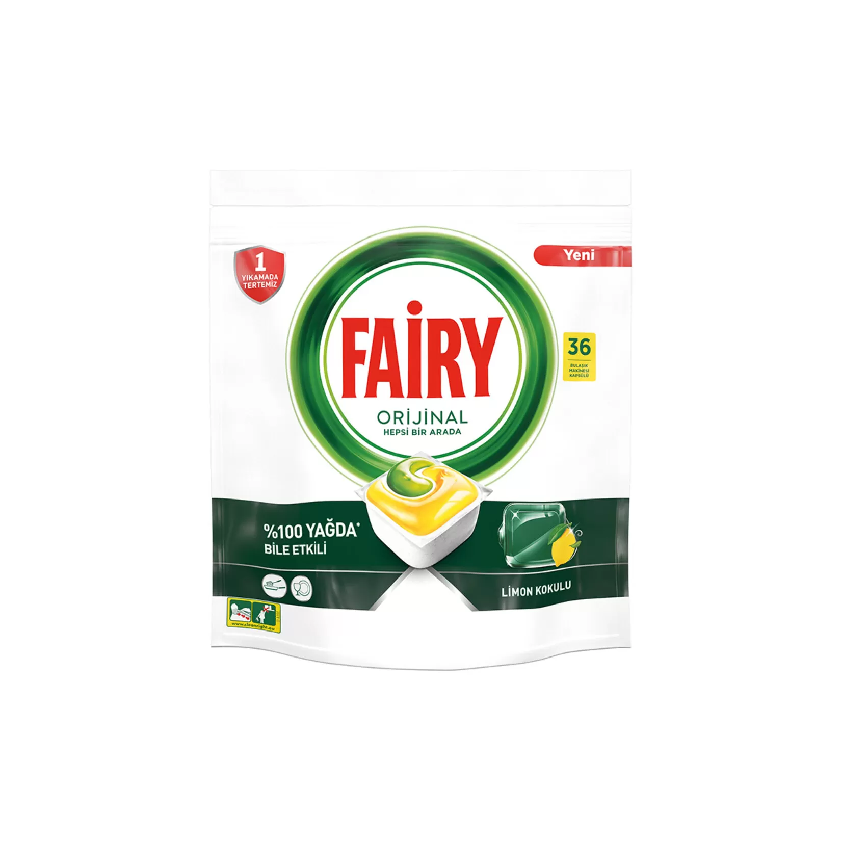 Fairy Hepsi Bir Arada Bulaşık Makine Deterjanı 36x3 108 Tablet