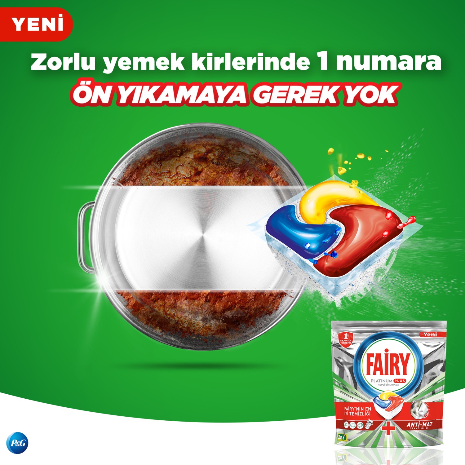 Fairy Platinum Plus Bulaşık Makine Deterjanı 12 Tablet