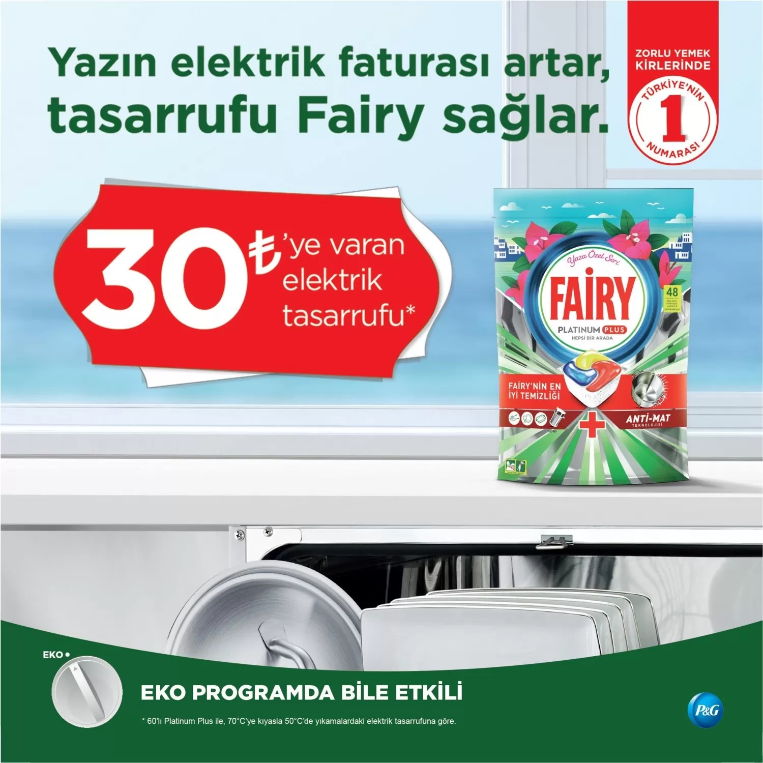 Fairy Platinum Plus Özel Seri Bulaşık Makine Deterjanı 48 Tablet