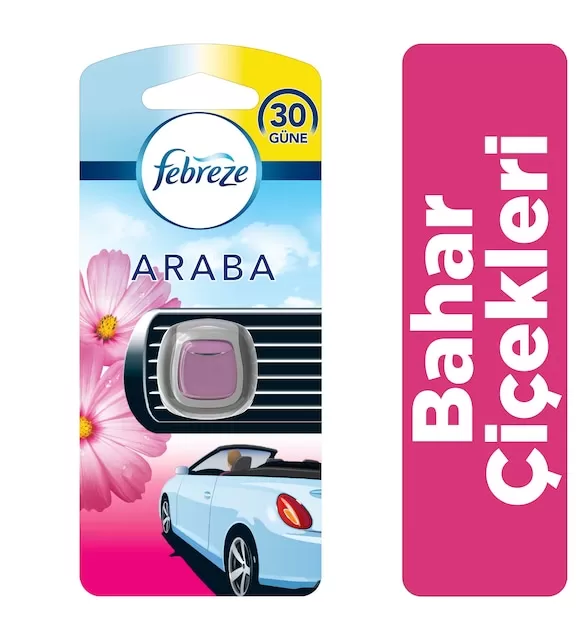 Febreze Araba Kokusu Bahar Çiçekleri 2ml 3 Adet