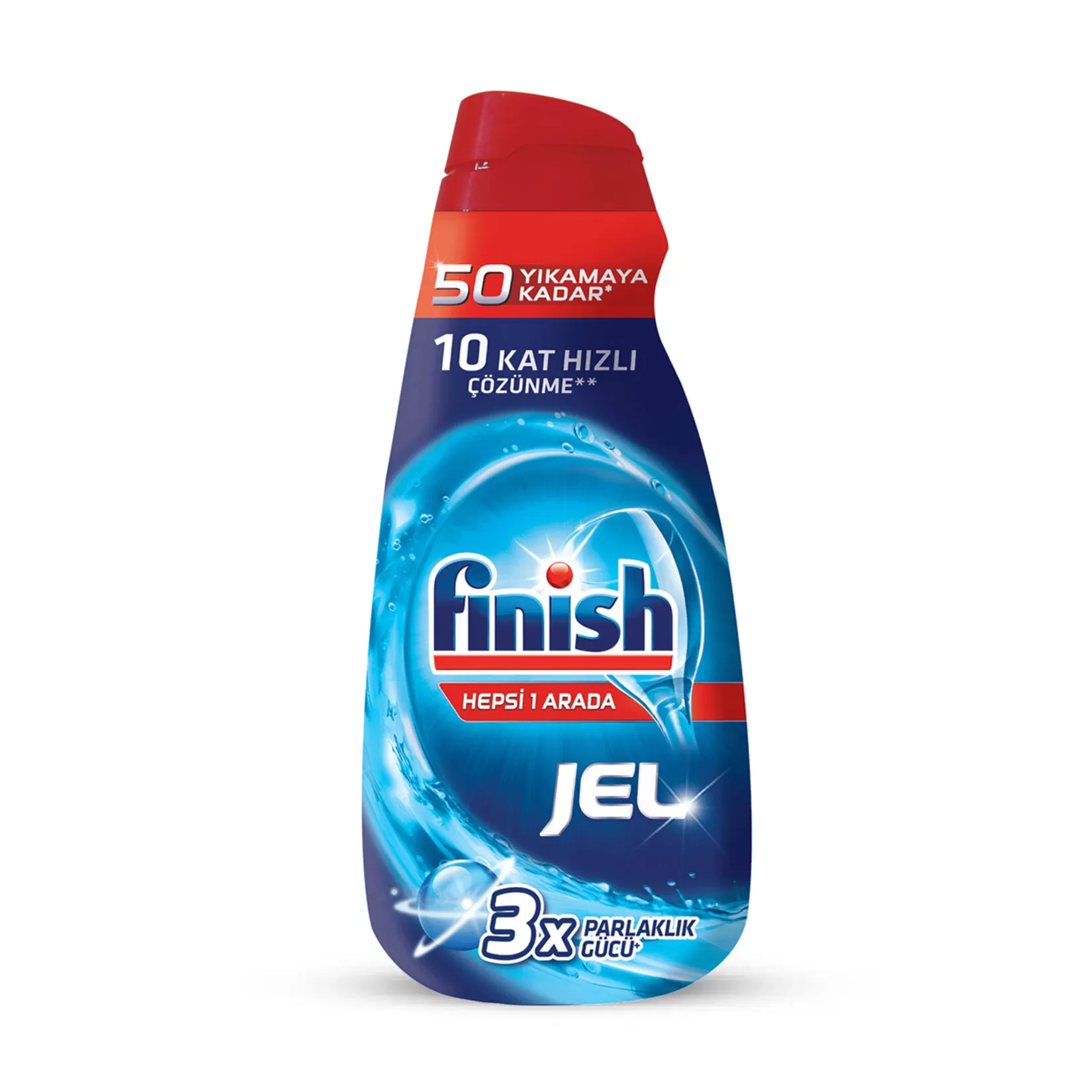 Finish Hepsi Bir Arada Bulaşık Jel Deterjanı 1000x3 3000 ml