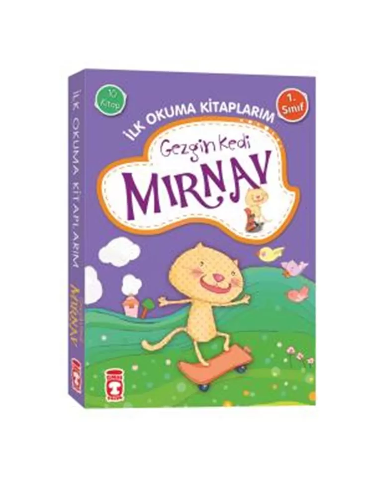 Gezgin Kedi Mırnav İlk Okuma Kitaplarım Set