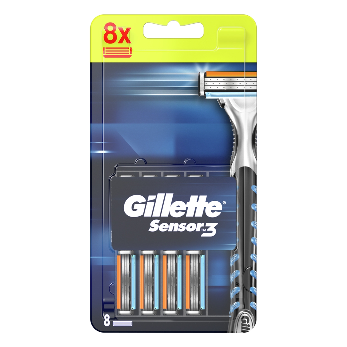 Gillette Sensör3 Bıçak 8'li 2 Adet