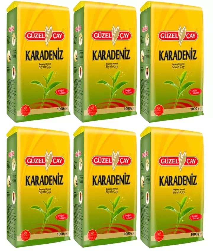 Güzel Çay Karadeniz Siyah Çayı 6x1 Kg