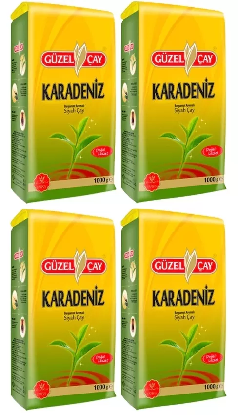 Güzel Çay Karadeniz Siyah Çayı 4x1 Kg