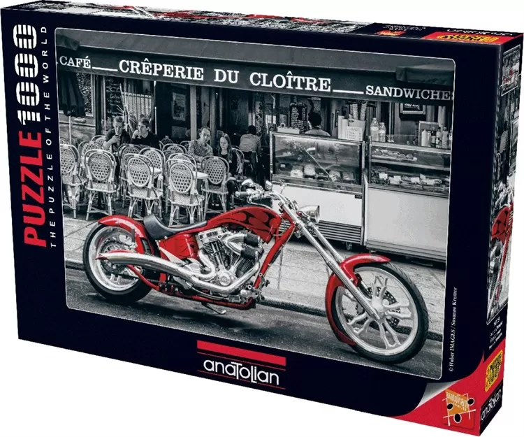 Kırmızı Chopper 1000 Parça Anatolian Puzzle