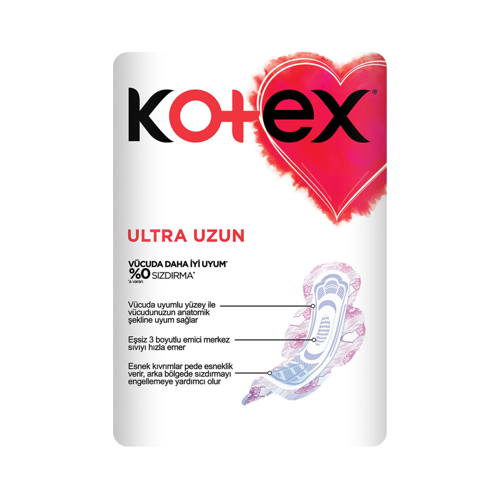 Kotex Ultra Normal Ped Uzun Ped 18 Adet