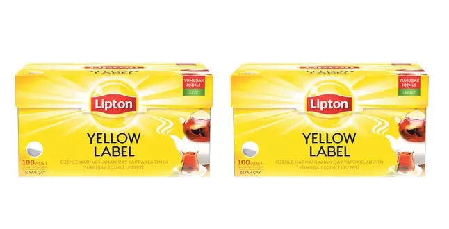 Lipton Yellow Label Demlik Poşet Çay 100'lü 2 Paket