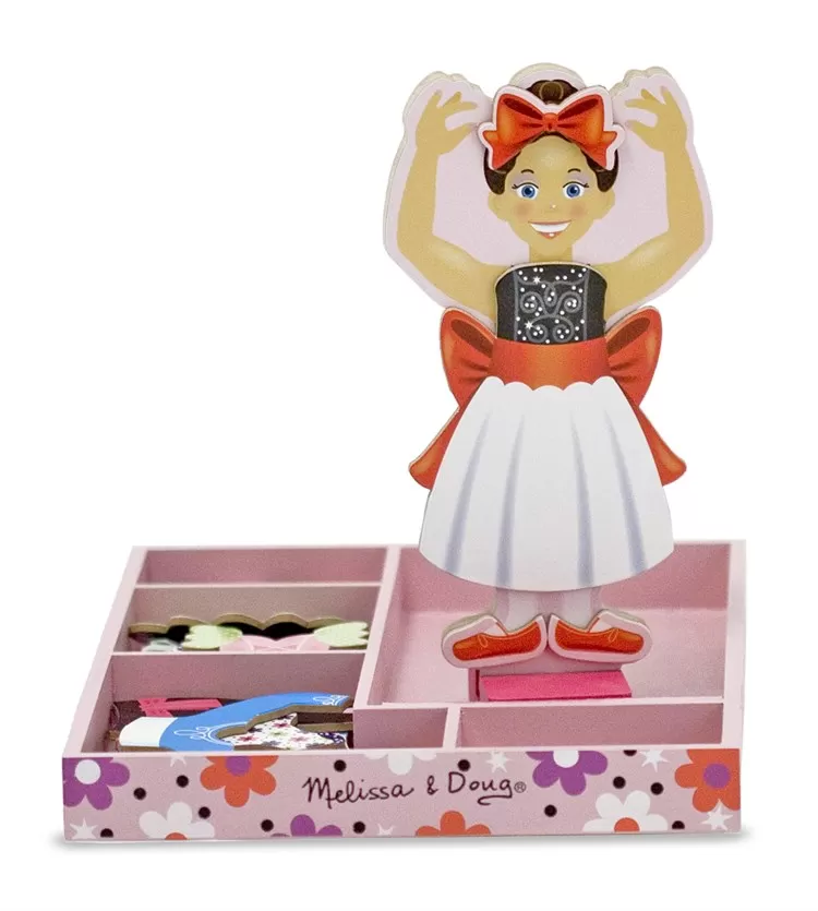 Melissa & Doug Ahşap Mıknatıslı Giydirme - Balerin Nina