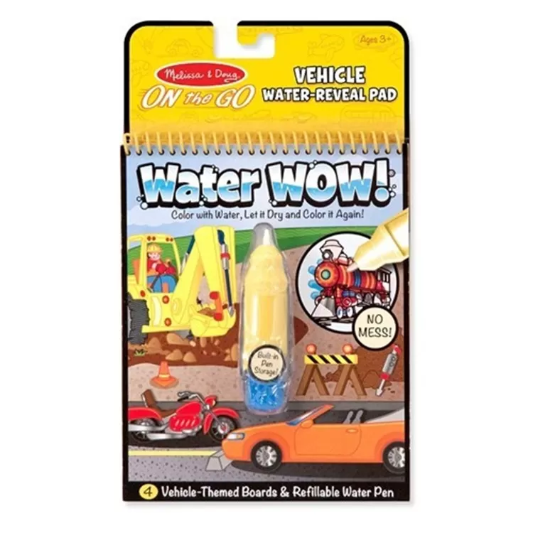 Melissa & Doug Water Wow! Su ile boyama kitabı - Araçlar