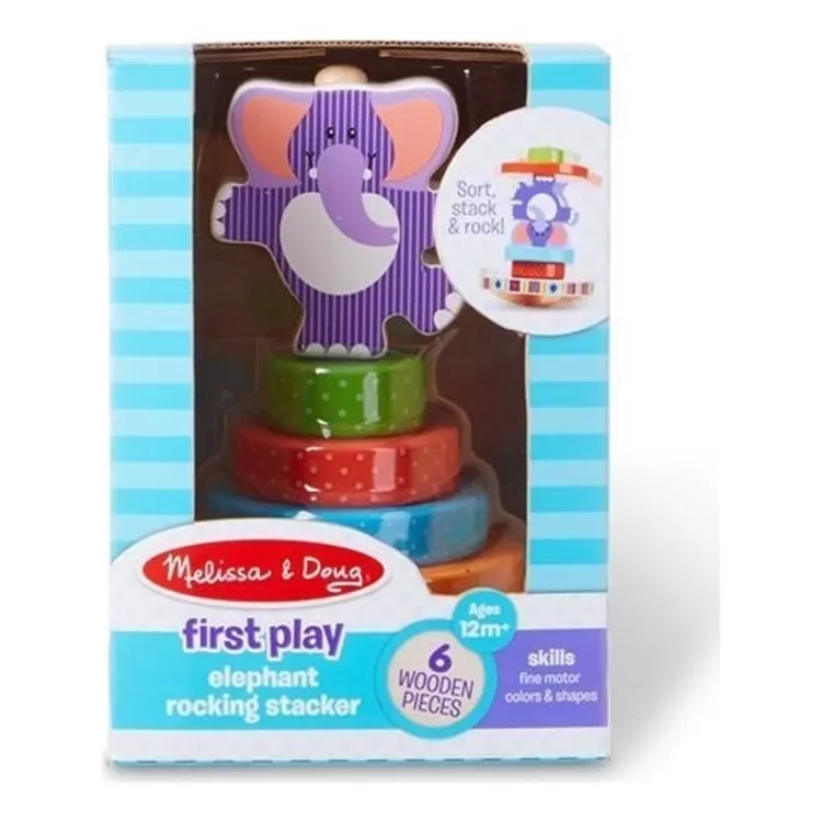 Melissa&Doug Ahşap Sallanan Kule - Fil