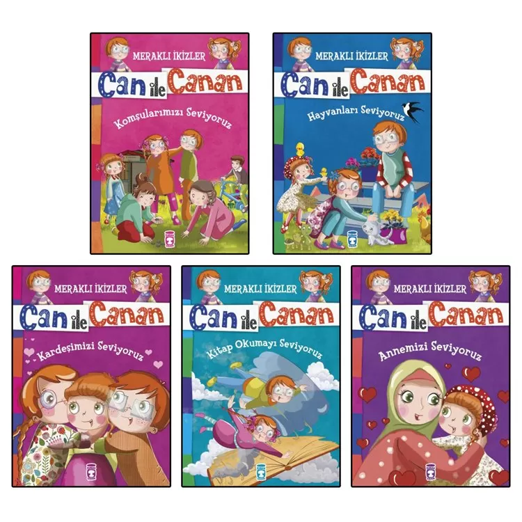 Meraklı İkizler Can İle Canan 5li Set 1