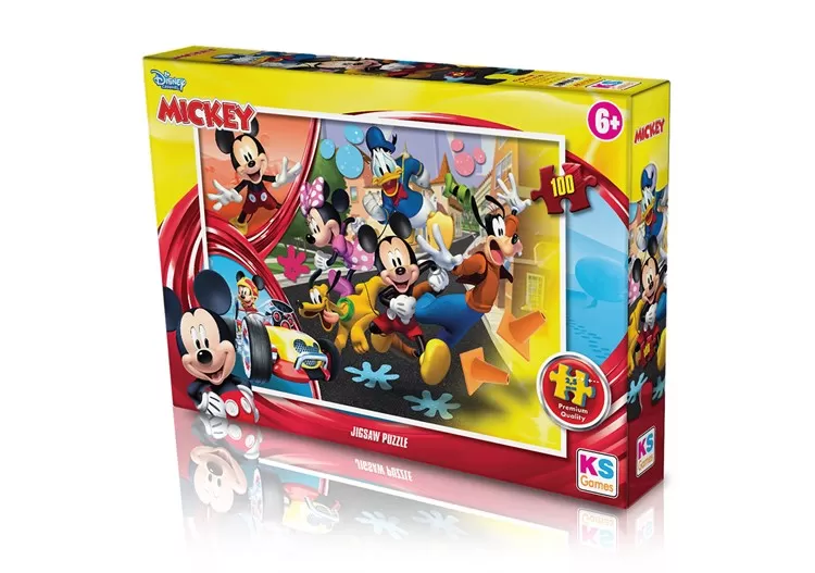 Mickey Mouse 100 Puzzle