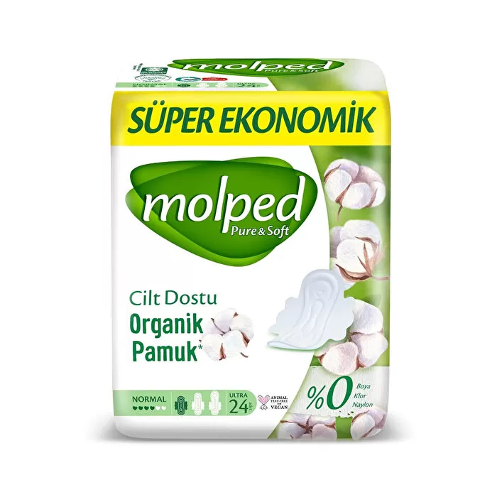 Molped Pure Soft Süper Ekonomik Ped Normal 24x4 96 Adet