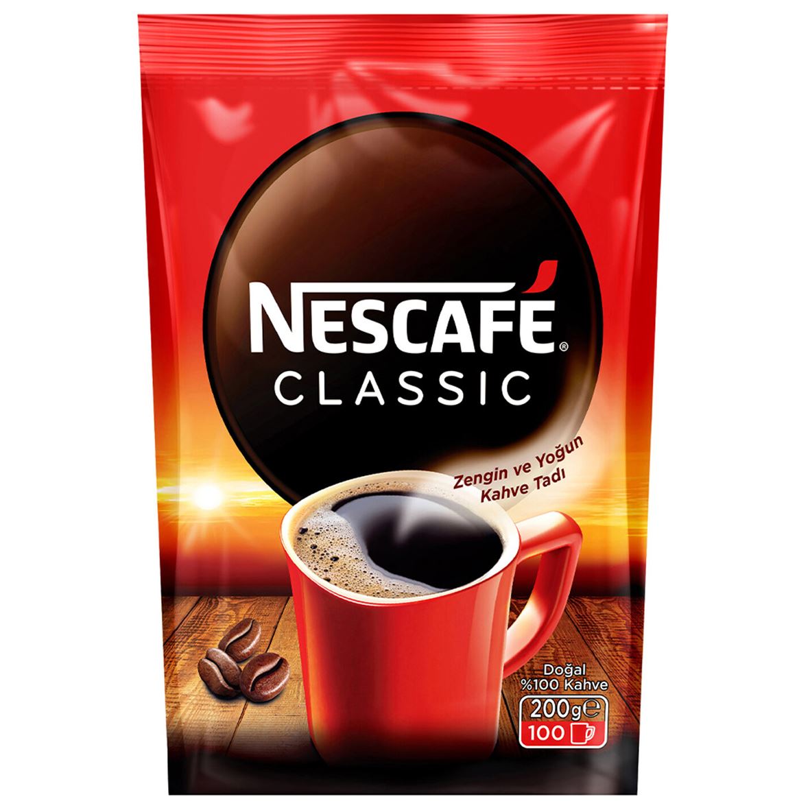 Nescafe Classic Çözünebilir Kahve 200 gr 4 Adet