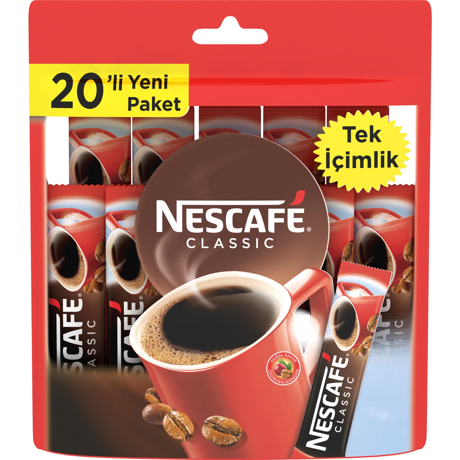 Nescafe Classic Kahve 20x2 gr 3 Adet