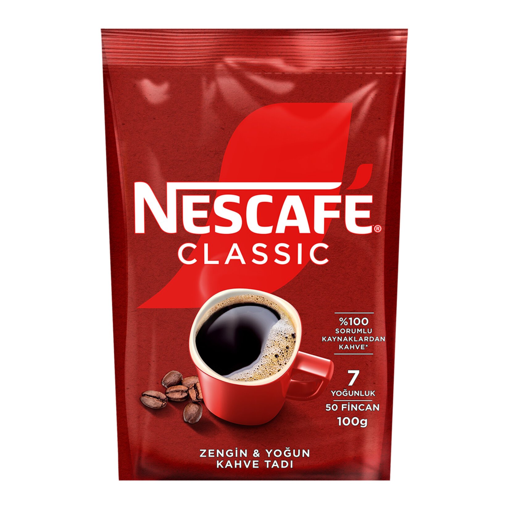 Nescafe Classic Çözünebilir Kahve 100 gr Ekonomik Paket