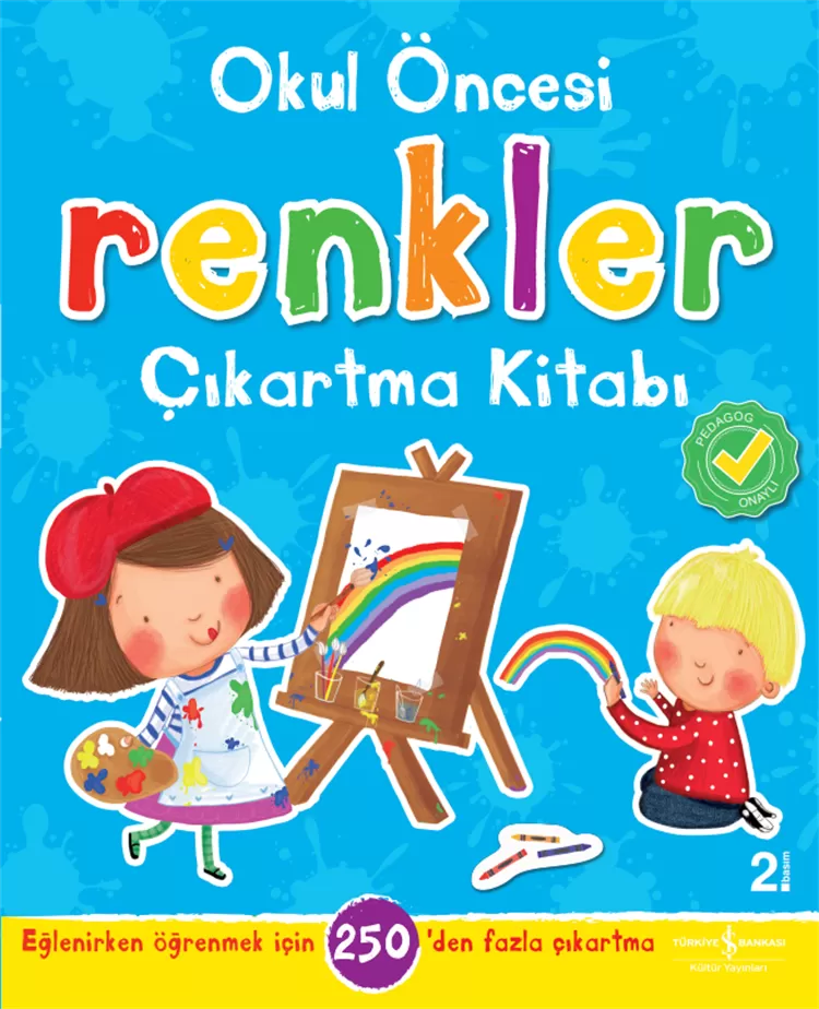 Okul Öncesi Renkler Çıkartma Kitabı