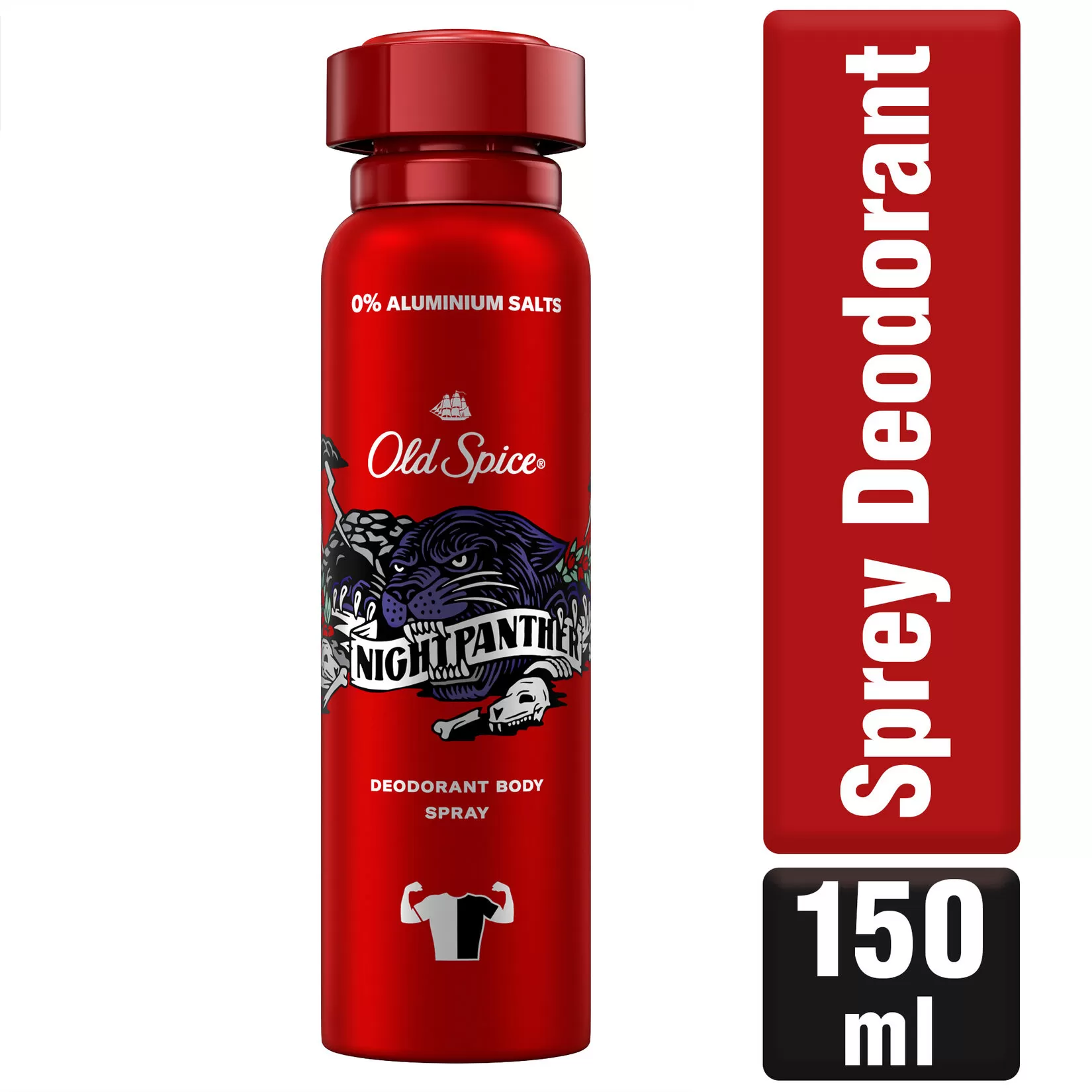 Old Spice Nıght Panter Deodorant Sprey 150ml 5 Adet