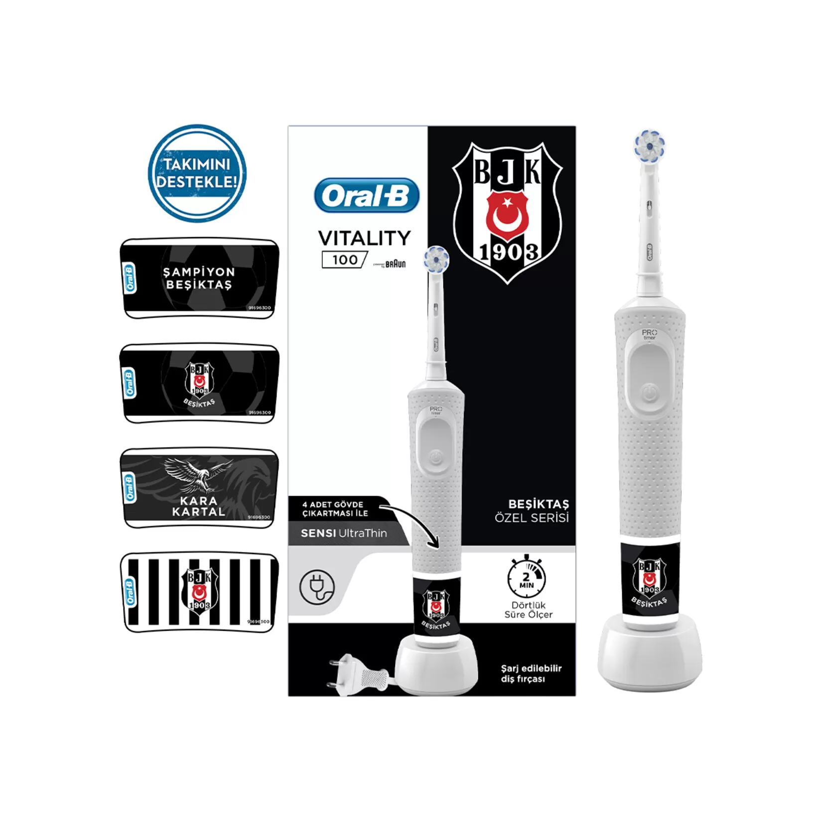 Oral-B D100 Vitality Şarjlı Diş Fırça Beşiktaş