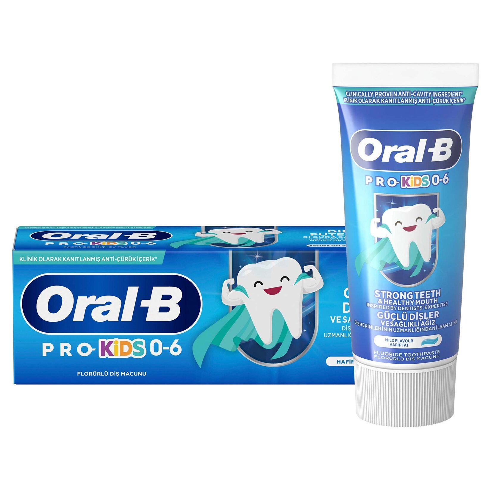 Oral-B Pro Kids Güçlü Dişler Diş Macunu 50 ml 2 Adet