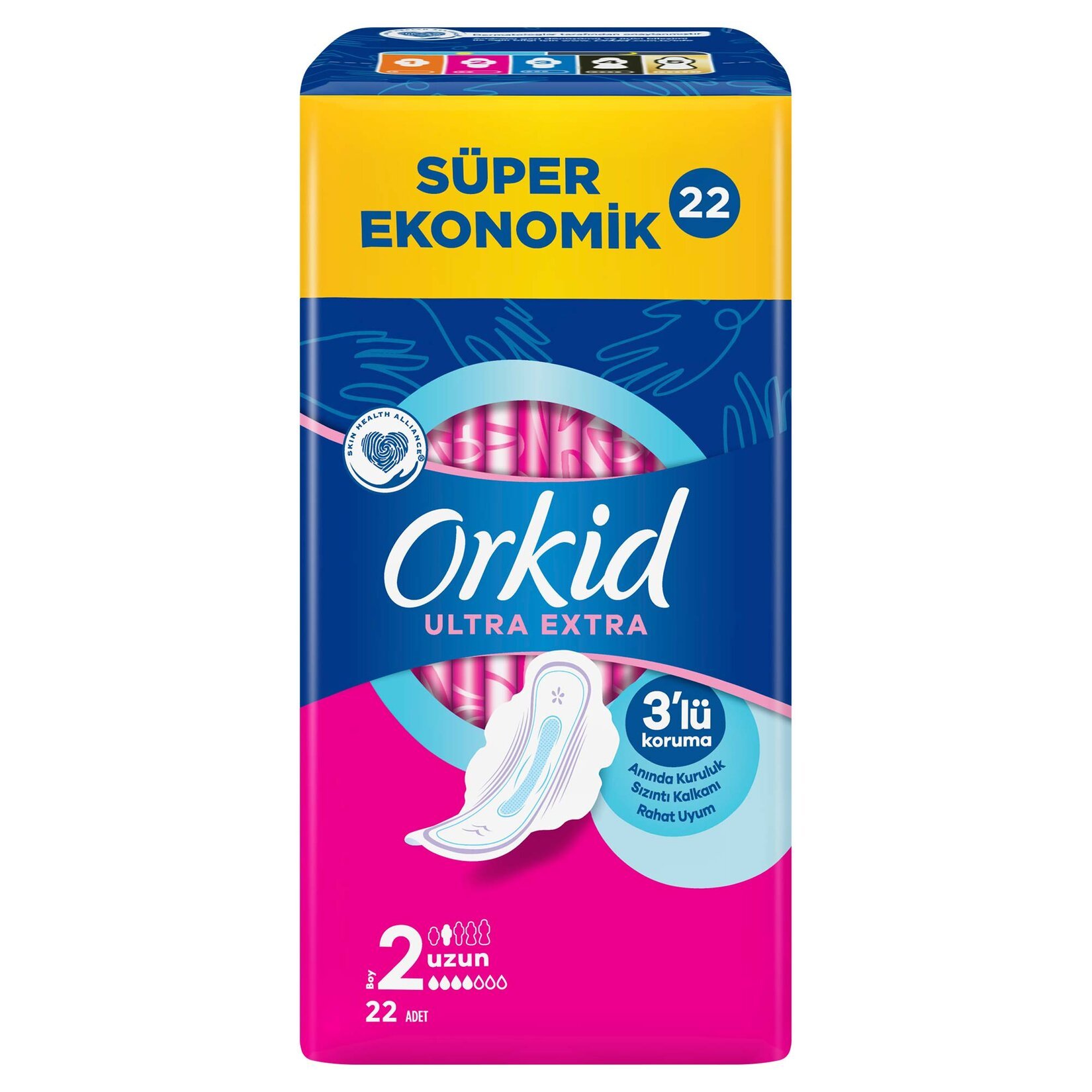 Orkid Ultra Extra Ped Uzun 22x3 66 Adet