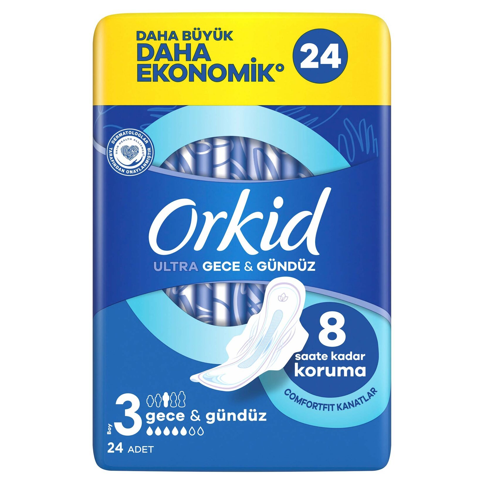 Orkid Ultra Gece Ped 24 Adet