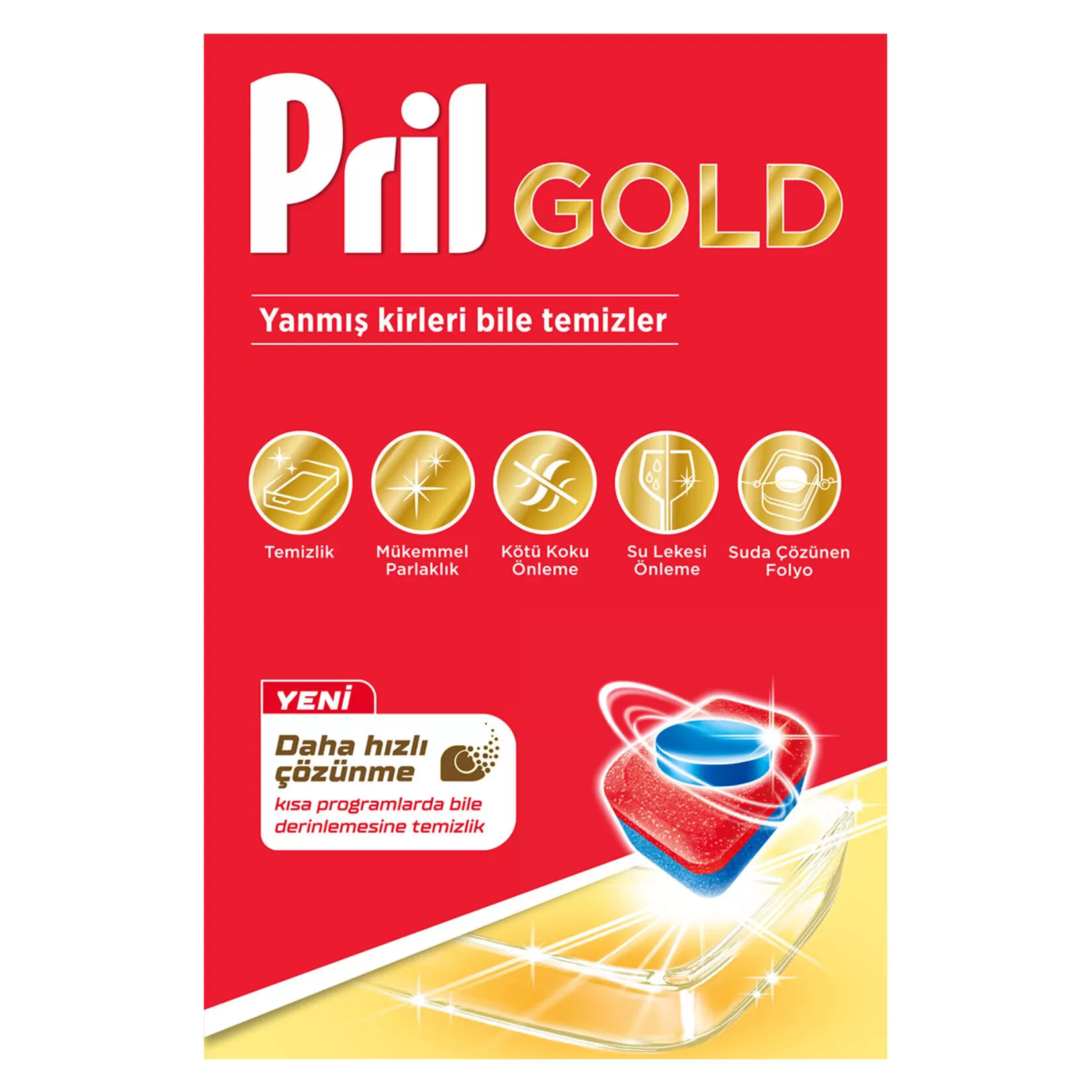 Pril Bulaşık Makinası Deterjanı Gold 45x2 90 Tablet