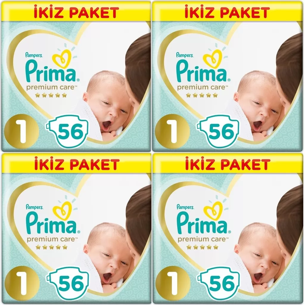 Prima Premium Care Bebek Bezi 1 Beden Yenidoğan (4*43) 172 Adet