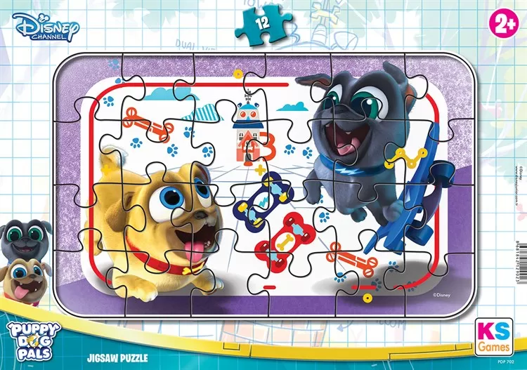 Puppy Dog Pals Frame Puzzle 12 Parça